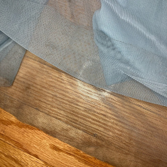 Birdie Grey Bridesmaid Dress Dusty Blue Size Small - Picture 8 of 9